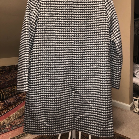 Houndstooth Wool Coat - Picture 4 of 4